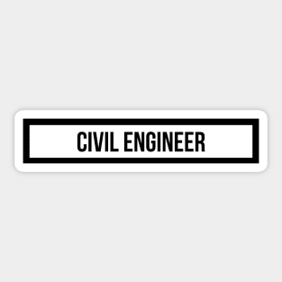 Civil Engineer Sticker